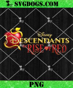 Disney The Rise of Red PNG, Disney Descendants 4 Movie Logo PNG