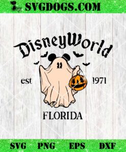 Disneyworld Florida 1971 SVG, Spooky Mickey SVG, Halloween SVG