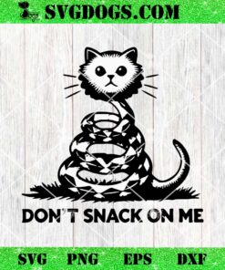 Don’t Snack on Me Funny Cat SVG, Cat Harris Walz SVG PNG DXF EPS