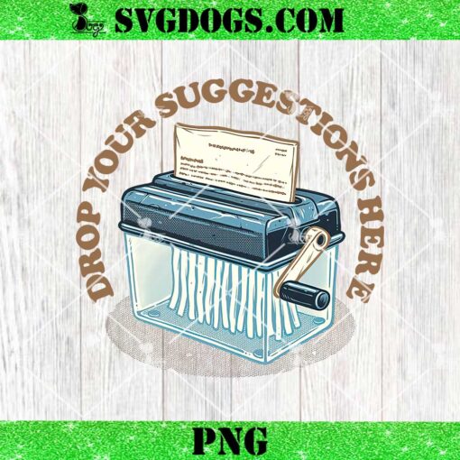 Drop Your Suggestions Here PNG, Paper Shredder PNG