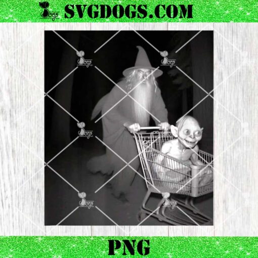 Funny L O T R Gan Dolf Wizard Shopping Cart Smeag Cool PNG