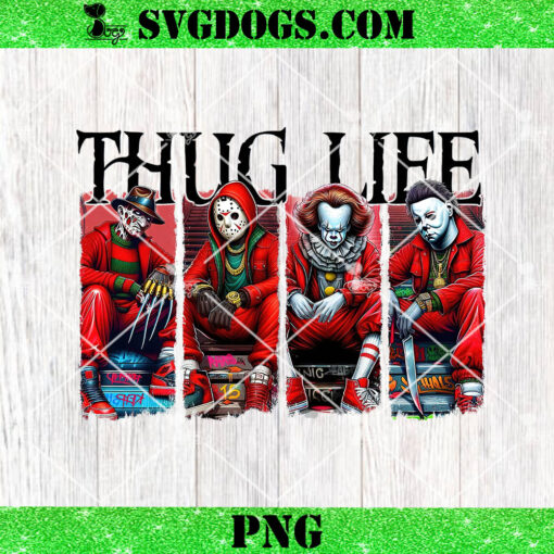 Funny Thug Life Horror Movie PNG, Halloween Horror Characters PNG