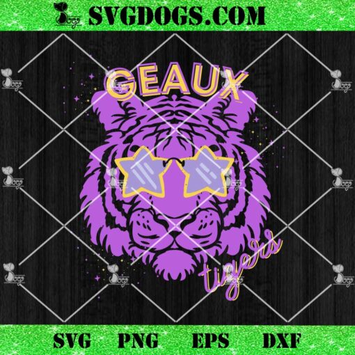 Geaux Tigers SVG, Tigers Team Spirit Football SVG