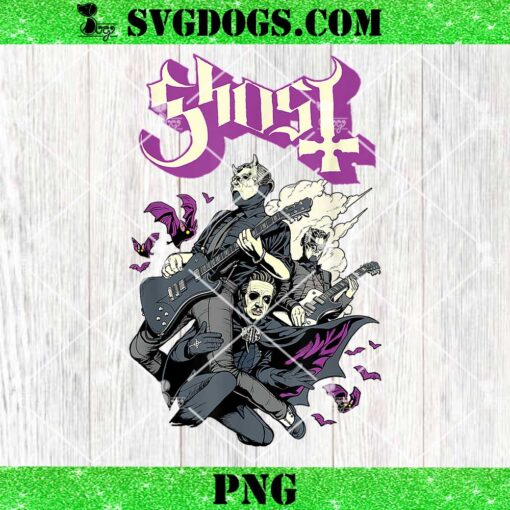 Ghost Bats And Band PNG, Halloween PNG