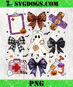 Ghost Coquette Nurse Spooky PNG, Nurse Costume PNG, Halloween Nursing PNG