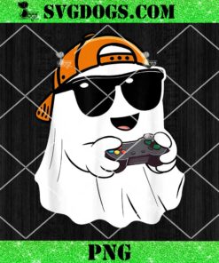 Ghost Game PNG, Halloween Boys Kids Ghost Gamer Scary Costume Gaming PNG