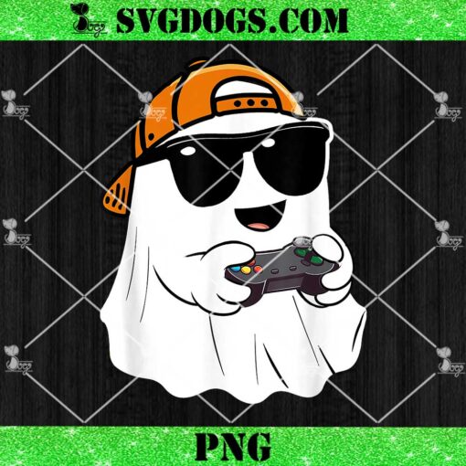 Ghost Game PNG, Halloween Boys Kids Ghost Gamer Scary Costume Gaming PNG