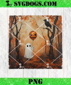 Ghost Pumpkin Gothic Halloween PNG, Ghost Spooky Season PNG