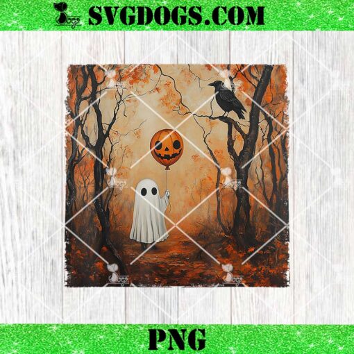 Ghost Pumpkin Gothic Halloween PNG, Ghost Spooky Season PNG