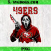 Ghostface Scream Green Bay Packers PNG, Halloween NFL PNG, Ghostface Team Killer PNG