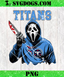 Ghostface Scream Tennessee Titans PNG, Sport NFL PNG, Ghostface Team Killer PNG