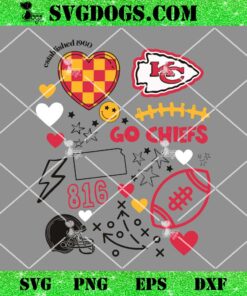 Go Chiefs SVG, Kansas City Chiefs Established 1960 SVG, Chiefs Football SVG PNG EPS DXF