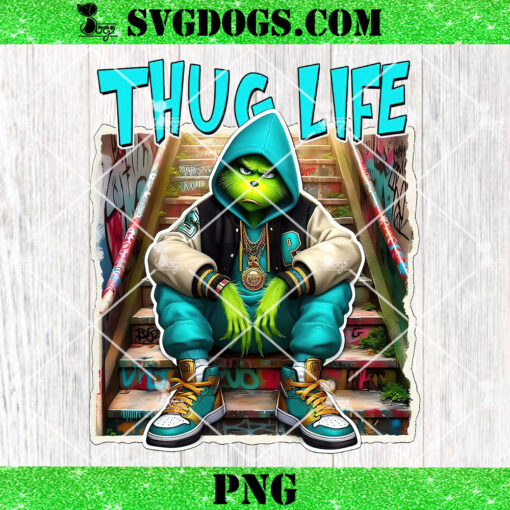 Grinch Christmas Thug Life PNG, Wonderful Time PNG