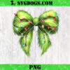 Christmas Coquette Bow PNG, Feeling Exatra Grinchy Today PNG, Christmas PNG