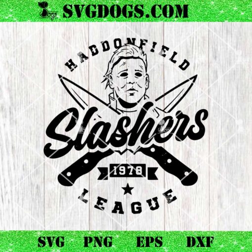 Haddonfield Slashers League 1978 SVG, Michael Myers SVG PNG DXF EPS