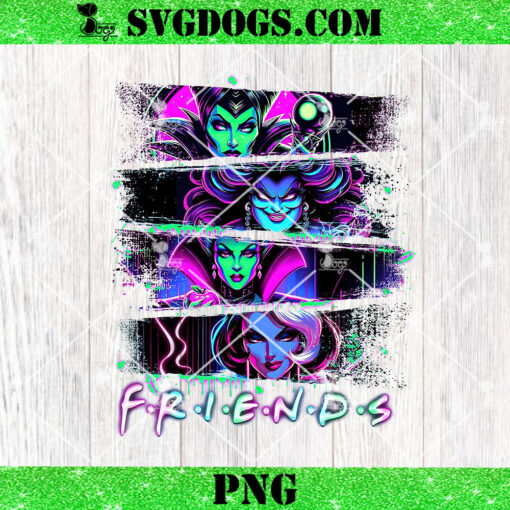 Halloween Friends Neon PNG, Halloween Villains Wicked PNG