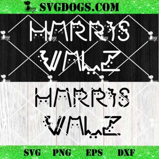 Harris Waltz SVG PNG, Harris Walz Kamala Tim Democratic VP President SVG