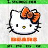 Hello Kitty Carolina Panthers SVG, Kitty Panthers NFL SVG, Kitty Football SVG PNG DXF EPS