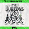 Horror The Burtons Neon PNG, Halloween PNG