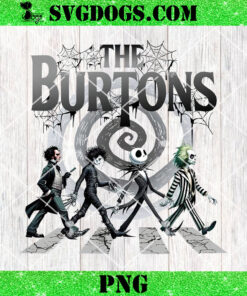 Horror The Burtons Neon PNG, Halloween PNG