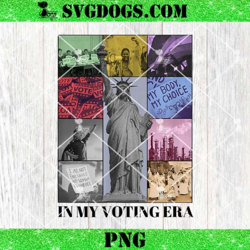 In My Voting Era PNG, Presidential Election 2024 PNG, Harris Walz PNG