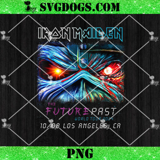 Iron Maiden PNG, TFPT 2024 Los Angeles PNG