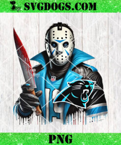 Jason Voorhees Carolina Panthers PNG, Horror Panthers PNG, Halloween NFL PNG