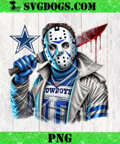 Jason Voorhees Dallas Cowboys PNG, Horror Cowboys PNG, Halloween NFL PNG