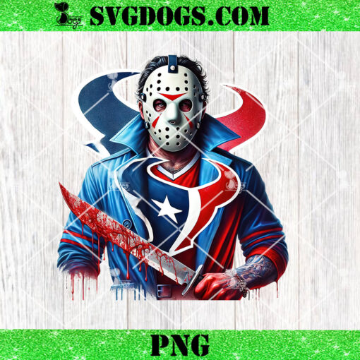 Jason Voorhees Houston Texans PNG, Horror Texans PNG, Halloween NFL PNG