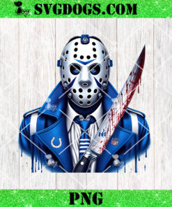 Jason Voorhees Indianapolis Colts PNG, Horror Colts PNG, Halloween NFL PNG