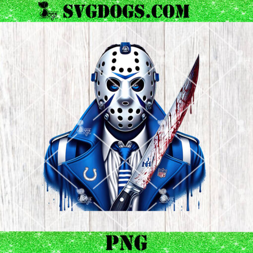 Jason Voorhees Indianapolis Colts PNG, Horror Colts PNG, Halloween NFL PNG