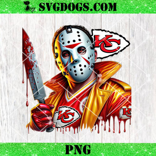 Jason Voorhees KC Chiefs Football PNG, Horror Kansas City Chiefs PNG, Halloween NFL PNG