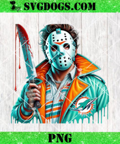 Jason Voorhees Miami Dolphins PNG, Horror Dolphins PNG, Halloween NFL PNG