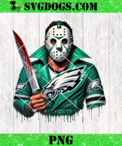 Jason Voorhees Philadelphia Eagles PNG, Horror Eagles PNG, Halloween NFL PNG