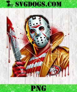 Jason Voorhees San Francisco 49ers PNG, Horror 49ers PNG, Halloween NFL PNG