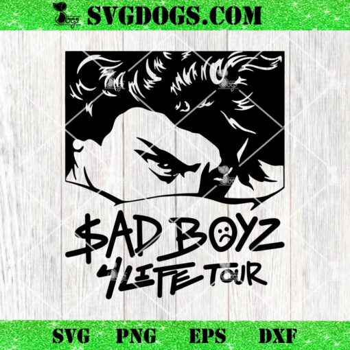 Junior H Sad Boyz 4 Life Tour SVG, Junior H SVG PNG DXF EPS