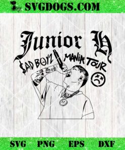 Junior H Sad Boyz Mania SVG, Corridos Tumbados SVG, México SVG