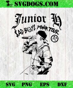 Junior H Sad Boyz Mania Tour SVG, Junior Corridos Tumbados SVG PNG DXF EPS