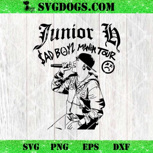 Junior H Sad Boyz Mania Tour SVG, Junior Corridos Tumbados SVG PNG DXF EPS