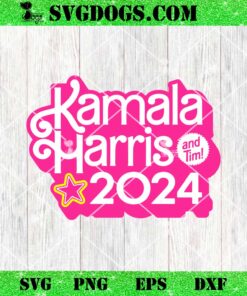 Kamala Harris and Tim 2024 SVG, Harris Walz SVG