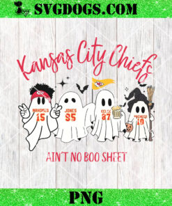 Kansas City Chiefs Ain’t No Boo Sheet PNG, NFL Football Halloween PNG, Ghost PNG