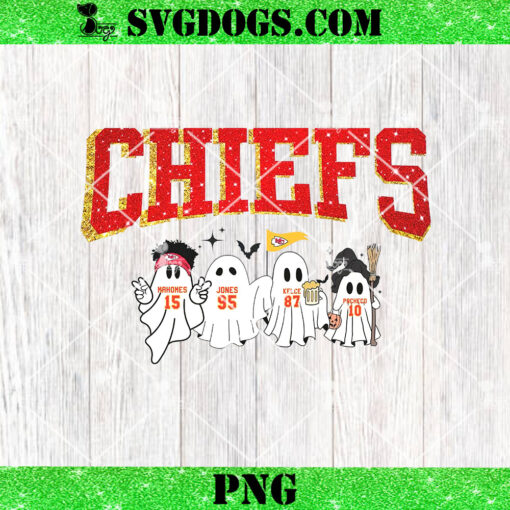 Kansas City Chiefs Boo Sheet Ghost PNG, NFL Football Halloween PNG