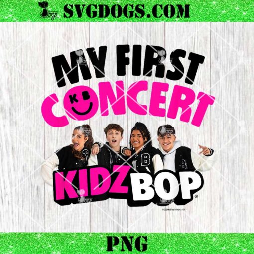 Kidz Bop PNG, My First Concert Design PNG