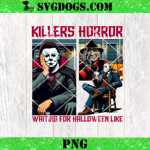 Killers Horror Waiting For Halloween PNG, Horror Character PNG