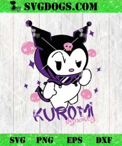 Kuromi Dynasty SVG, My Melody SVG, Kuromi Skull Halloween SVG