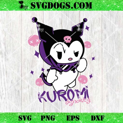 Kuromi Dynasty SVG, My Melody SVG, Kuromi Skull Halloween SVG