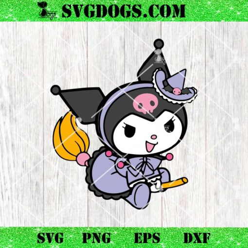 Kuromi Witch SVG, Hello Kitty Halloween SVG