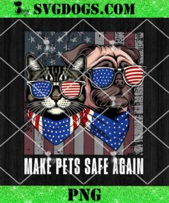 Make Pets Safe Again PNG, Trump Harris Debate Eating The Dogs Cat PNG