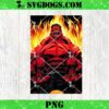 Marvel Universe Classic Red Hulk Melting Cage PNG, Red Hulk PNG