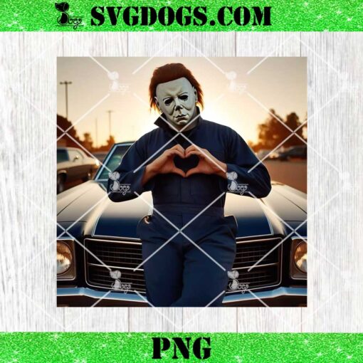 Michael Myers Love PNG, ‎Standing in the Rain PNG, Halloween PNG